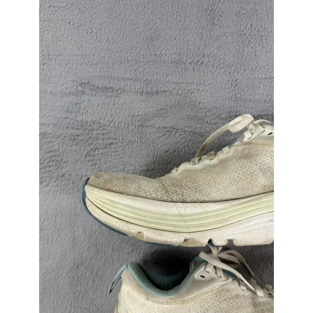 HOKA Gaviota 5 Womens Size 9.5B Running Shoes Size 10 White Teal